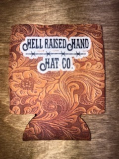 Tooled Leather Koozie
